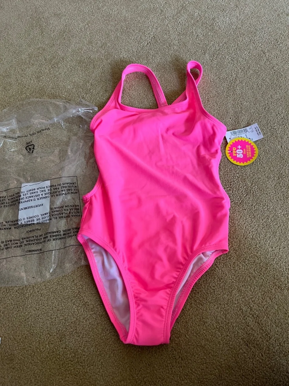 Little girl one piece swimsuit - never worn